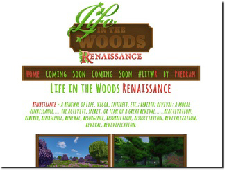 Life in the Woods Renaissance Phedran.com #litwr #Minecraft #Vintagebeef Vintagebeef Phedran